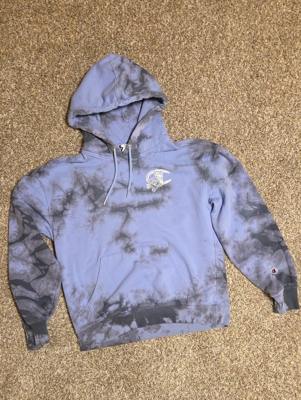 Champion Tie-Dye Pullover Hoodie